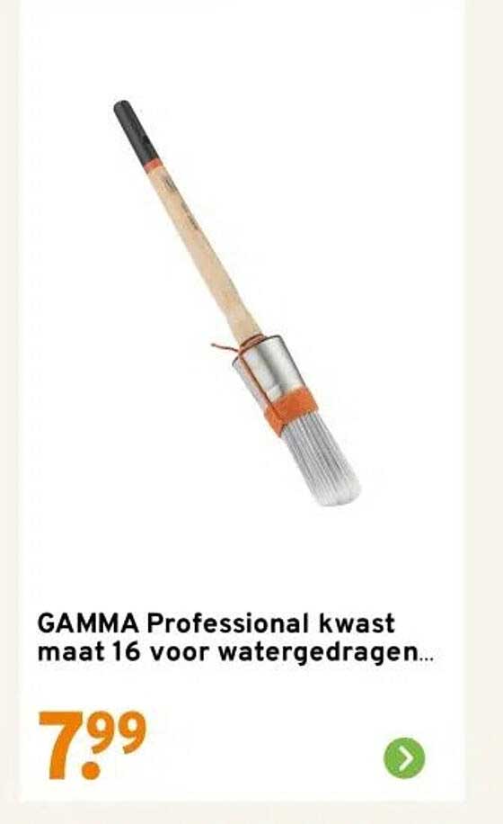 GAMMA Professional kwast maat 16 voor watergedragen...