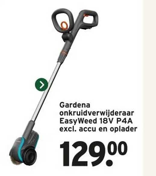 Gardena onkruidverwijderaar EasyWeed 18V P4A excl. accu en oplader