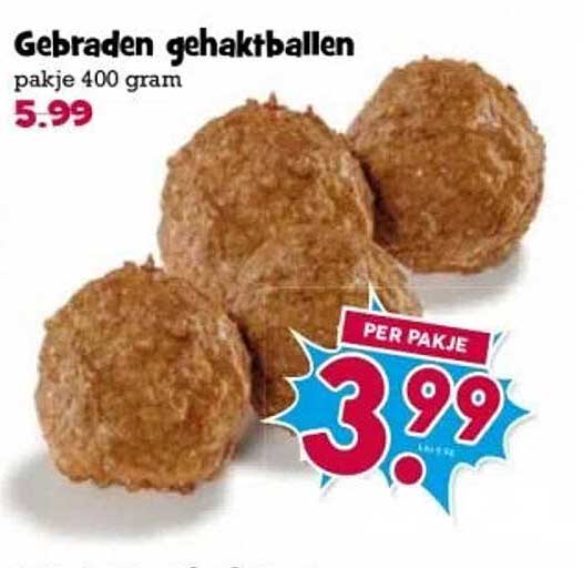 Gebraden gehaktballen