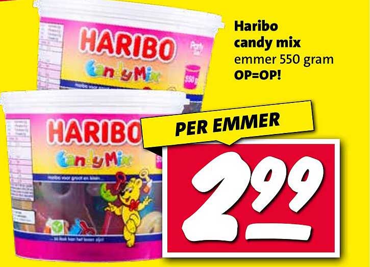 Haribo candy mix emmer 550 gram OP=OP!