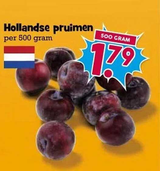 Hollandse pruimen per 500 gram