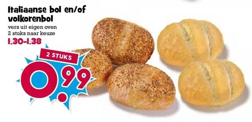 Italiaanse bol en/of volkorenbol