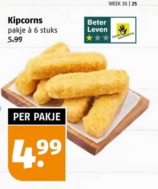 Kipcorns pakje à 6 stuks
