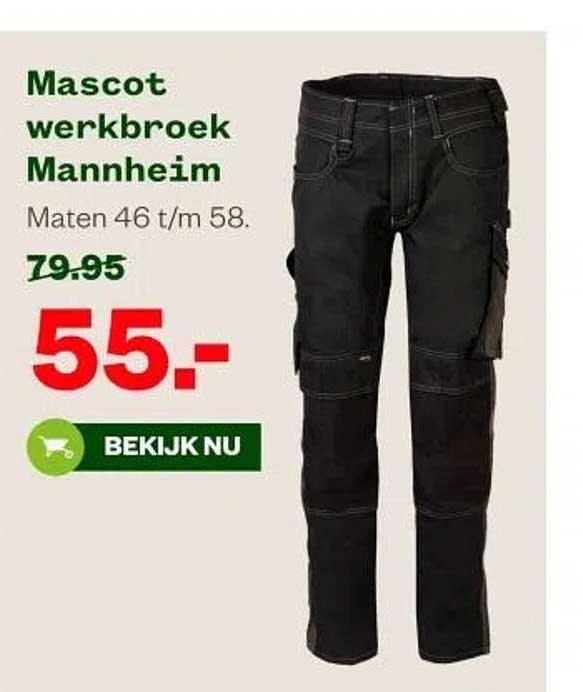 Mascot werkbroek Mannheim