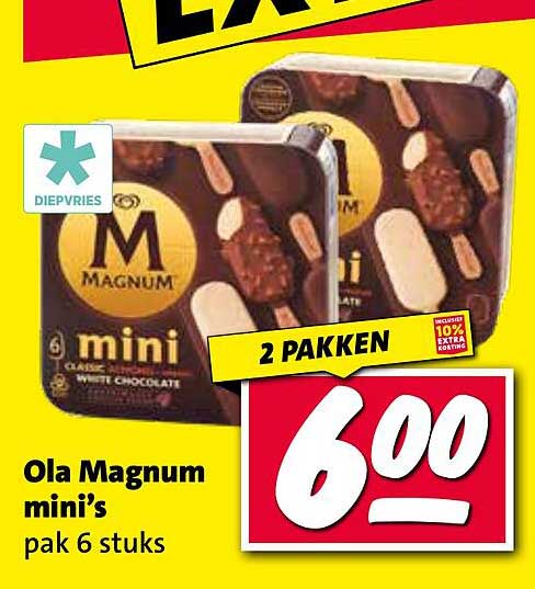 Ola Magnum mini’s pak 6 stuks