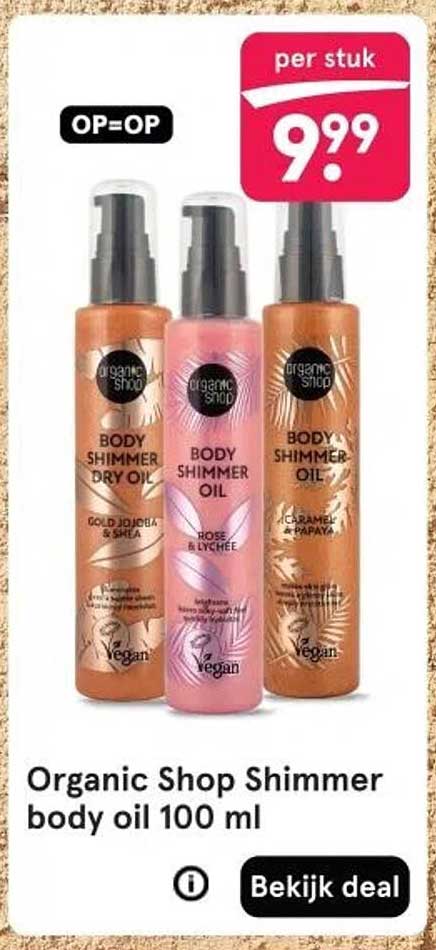 Organic Shop Shimmer body oil 100 ml