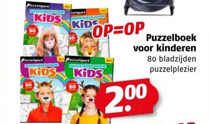 Puzzelboek voor kinderen