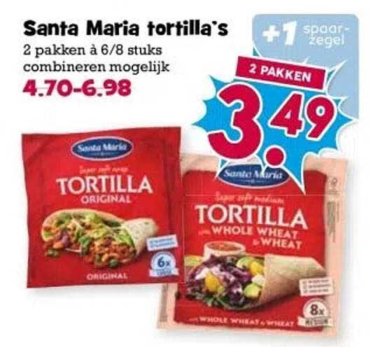 Santa Maria tortilla's