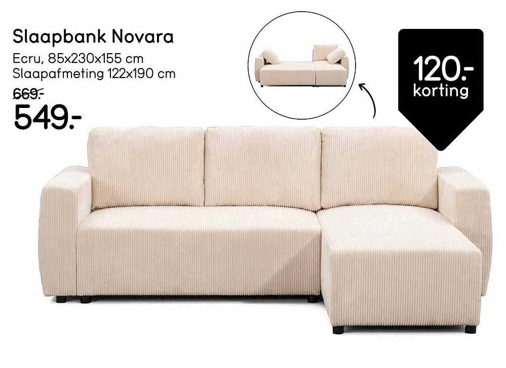 Slaapbank Novara