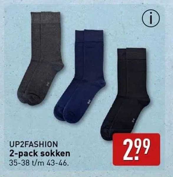 UP2FASHION 2-pack sokken