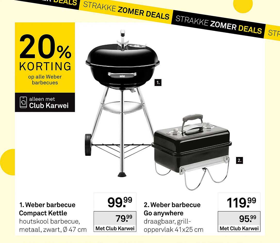 1. Weber barbecue Compact Kettle