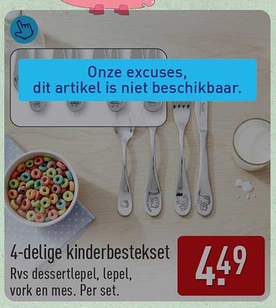 4-delige kinderbestekset