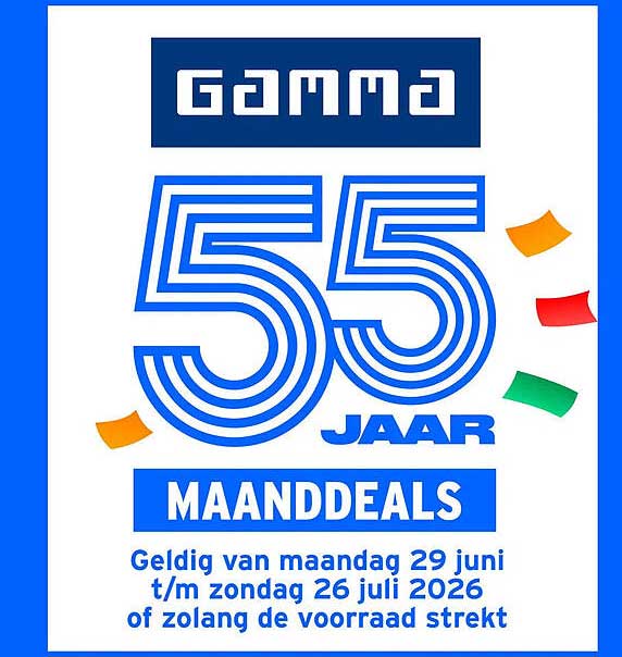 55 JAAR MAANDDEALS