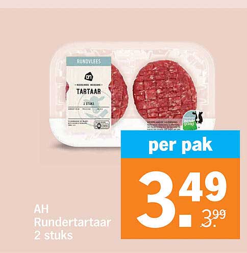 AH Rundertartaar 2 stuks