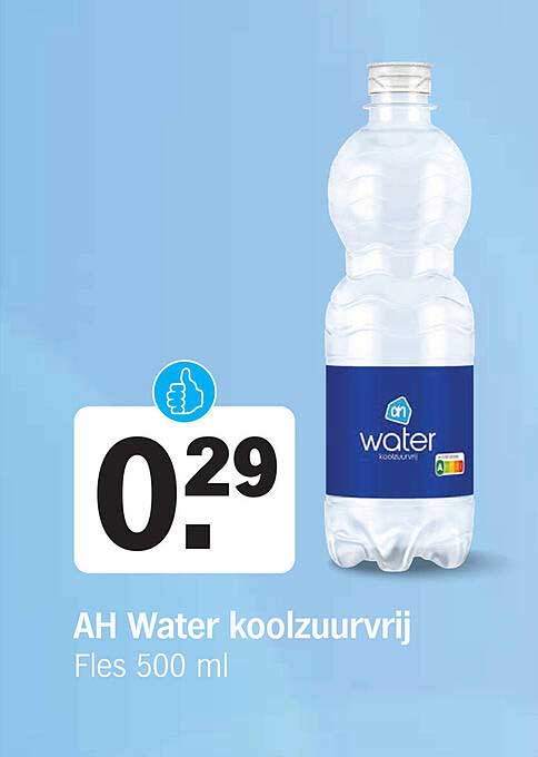 AH Water koolzuurvrij Fles 500 ml