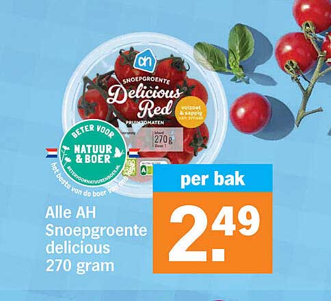 Alle AH Snoeproente delicious 270 gram
