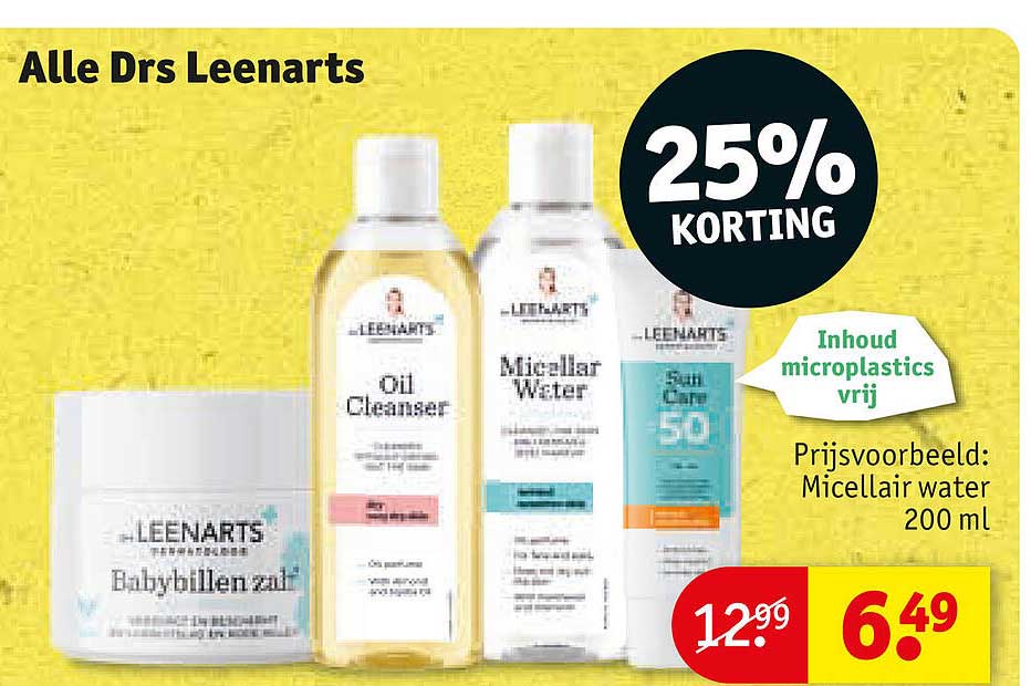 Alle Drs Leenarts 25% korting
