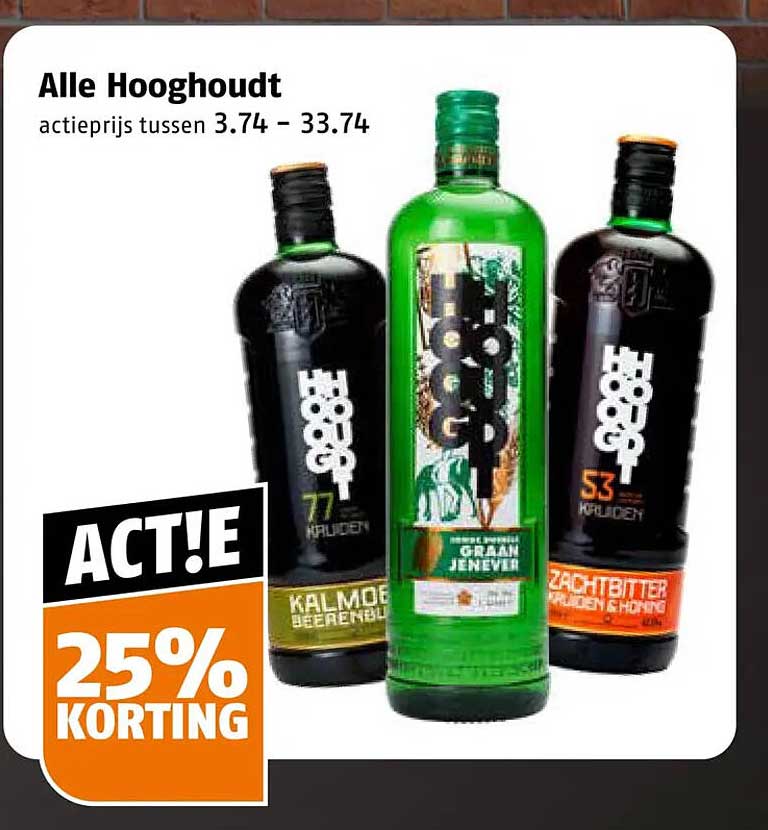 Alle Hooghoudt - 25% korting