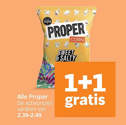 Alle Proper 1+1 gratis