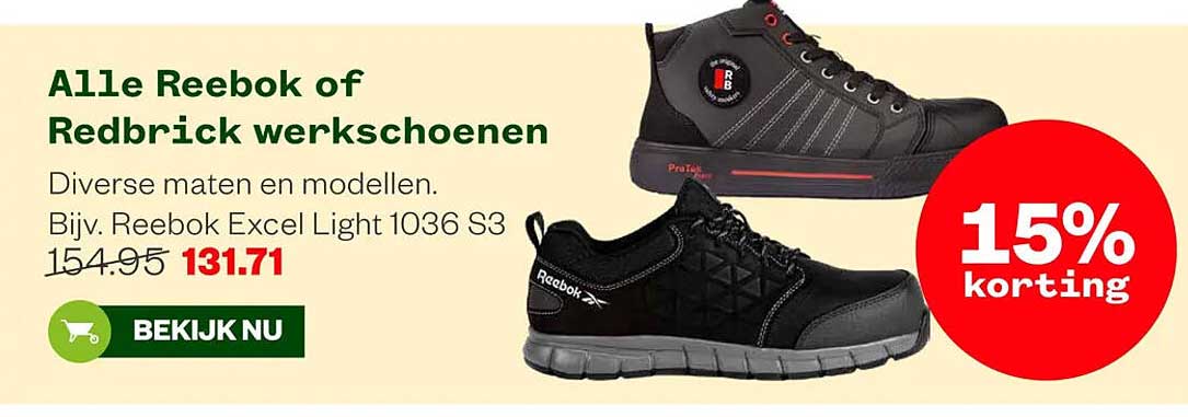 Alle Reebok of Redbrick werkschoenen