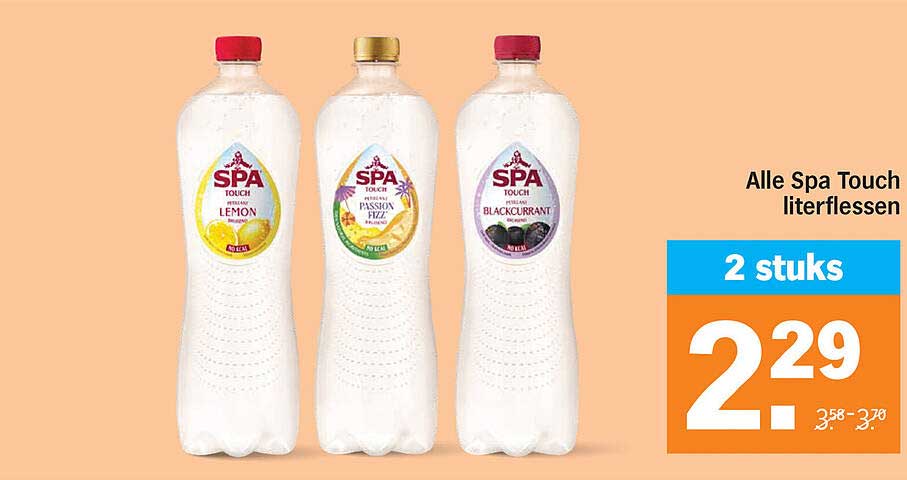 Alle Spa Touch literflessen 2 stuks