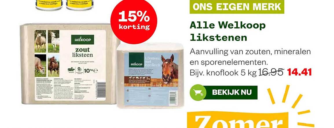 Alle Welkoop likstenen