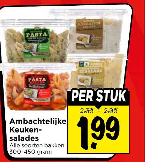Ambachtelijke Keuken-salades PER STUK