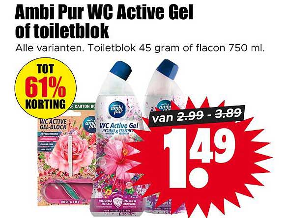 Ambi Pur WC Active Gel of toiletblok