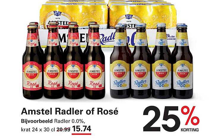 Amstel Radler of Rosé