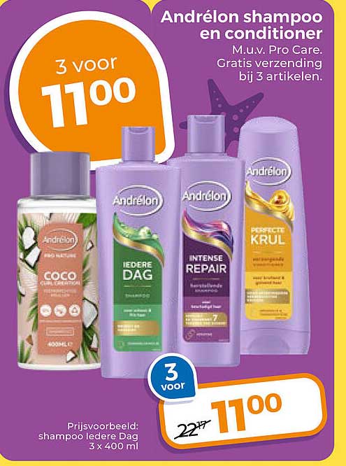 Andrélon shampoo en conditioner