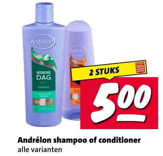 Andrélon shampoo of conditioner alle varianten 2 STUKS