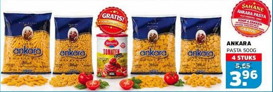 ANKARA PASTA 500G 4 STUKS