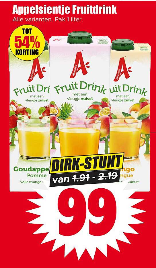 Appelsientje Fruitdrink