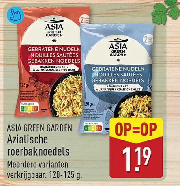 ASIA GREEN GARDEN Aziatische roerbaknoedels