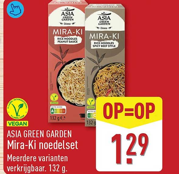 ASIA GREEN GARDEN Mira-Ki noedelset Meerdere varianten verkrijgbaar. 132 g. OP=OP