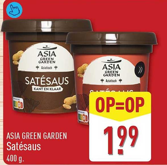 ASIA GREEN GARDEN Satésaus 400 g OP=OP
