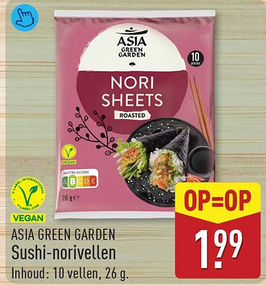 ASIA GREEN GARDEN Sushi-norivellen OP=OP