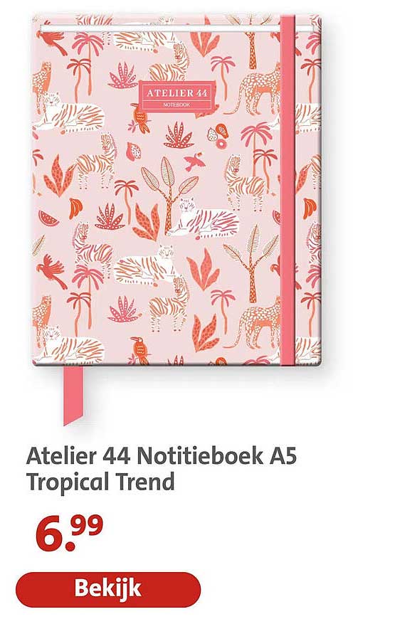 Atelier 44 Notitieboek A5 Tropical Trend