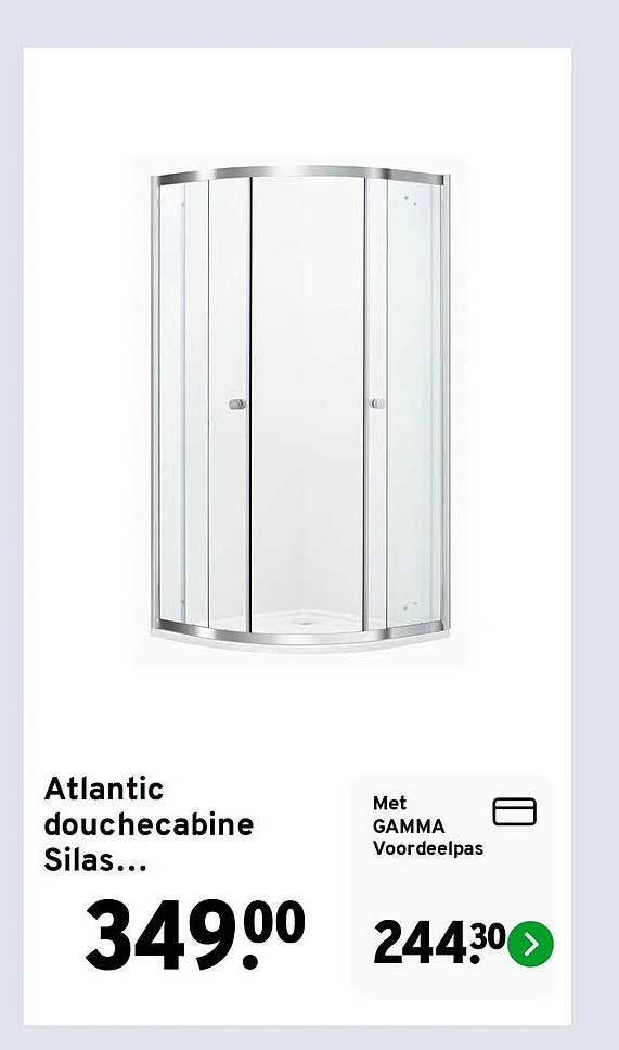 Atlantic douchecabine Silas...