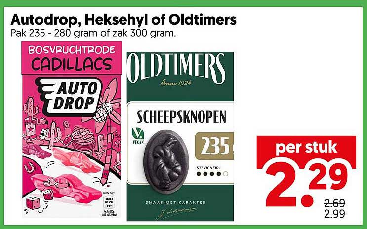 Autodrop, Heksehyl of Oldtimers