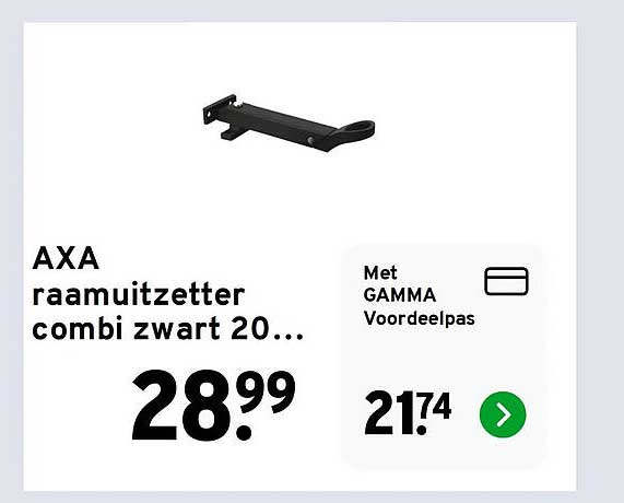 AXA raamuitzetter combi zwart 20...