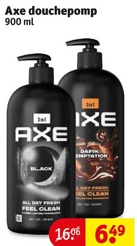 Axe douchepomp 900 ml
