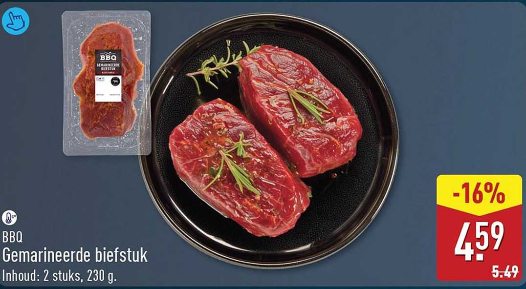 BBQ Gemarineerde biefstuk