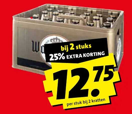 bij 2 stuks 25% EXTRA KORTING