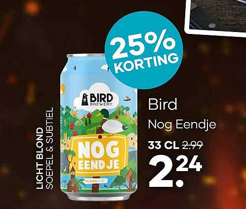Bird Nog Eendje 33 CL 25% KORTING