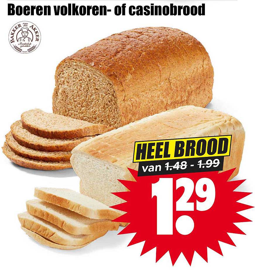 Boeren volkoren- of casinobrood HEEL BROOD