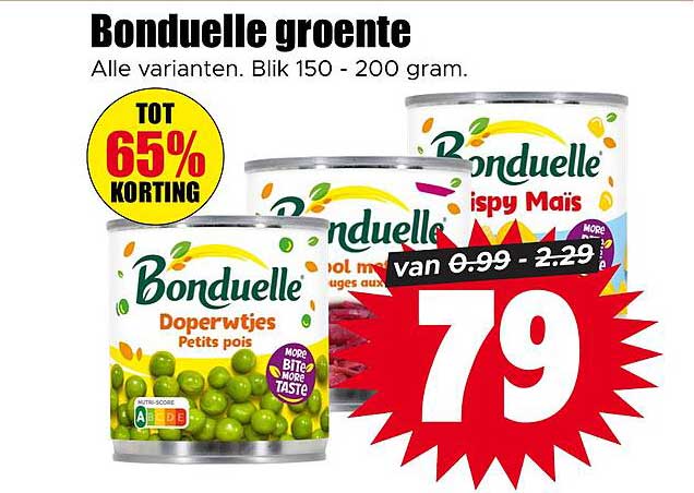 Bonduelle groente