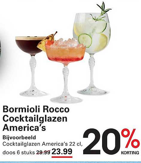 Bormioli Rocco Cocktailglazen America’s