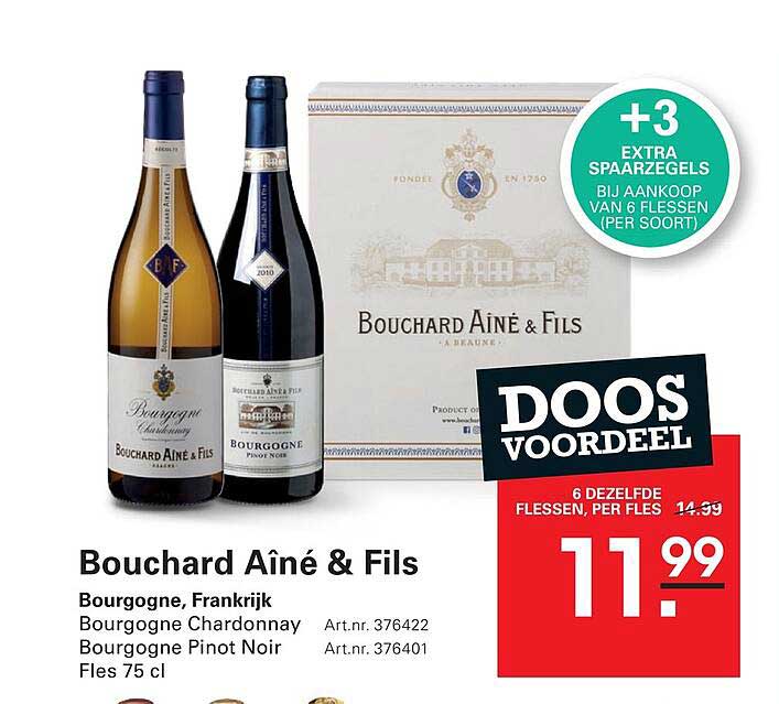 Bouchard Aîné & Fils Bourgogne, Frankrijk DOOS VOORDEEL