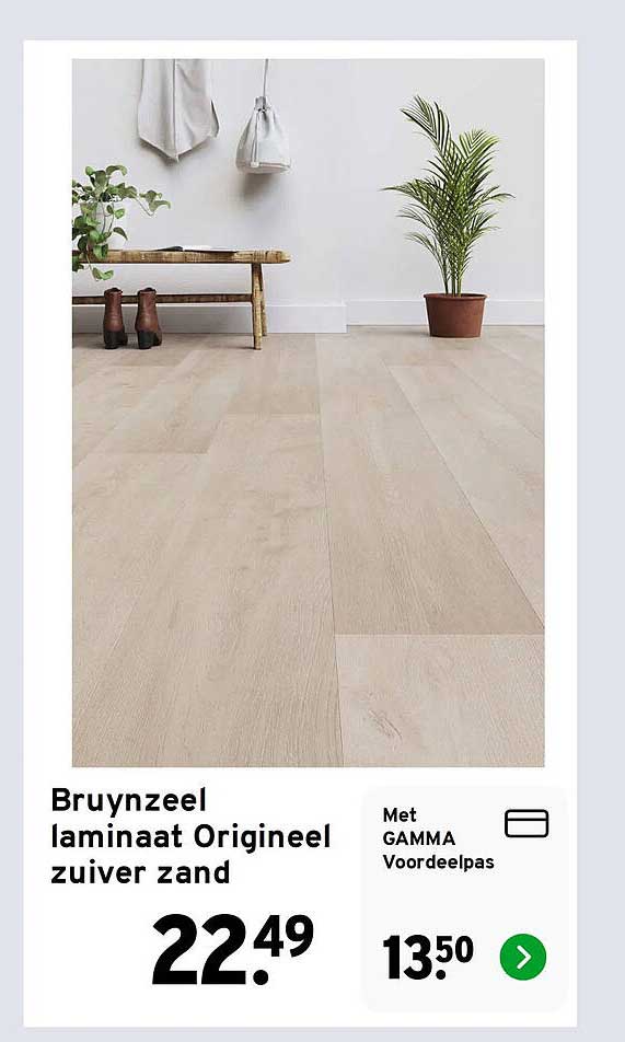 Bruynzeel laminaat Origineel zuiver zand